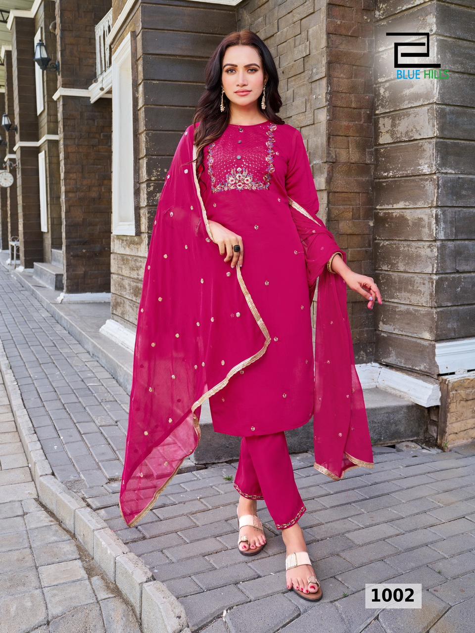 Rasmalai By Blue Hills Plus Size Readymade Suits Catalog